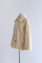 Fur Middle Coat アイボリー