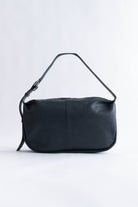 Light Leather Gather 2Way Sholder Bag ネイビー