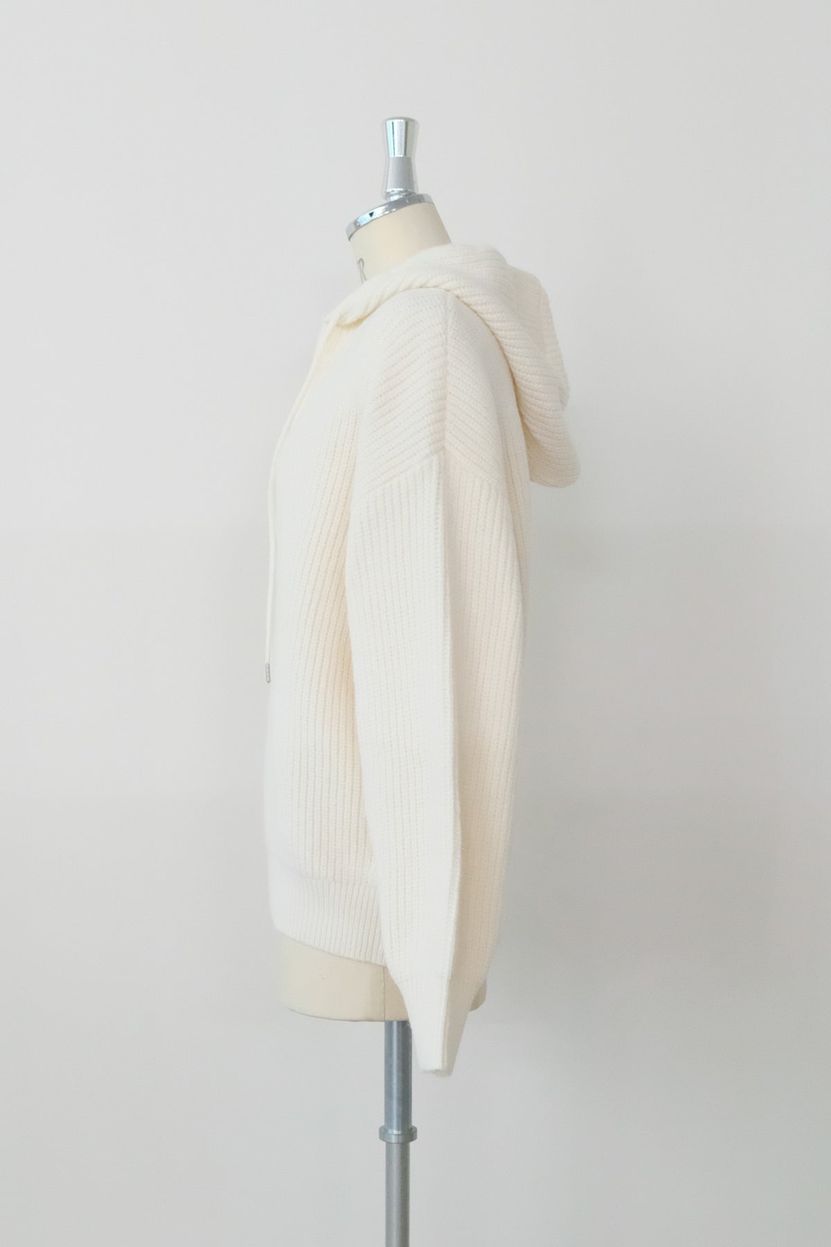 Alpaca Touch Hooded Top アイボリー