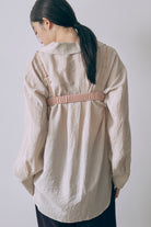 Silk-Like Oversized Shirt