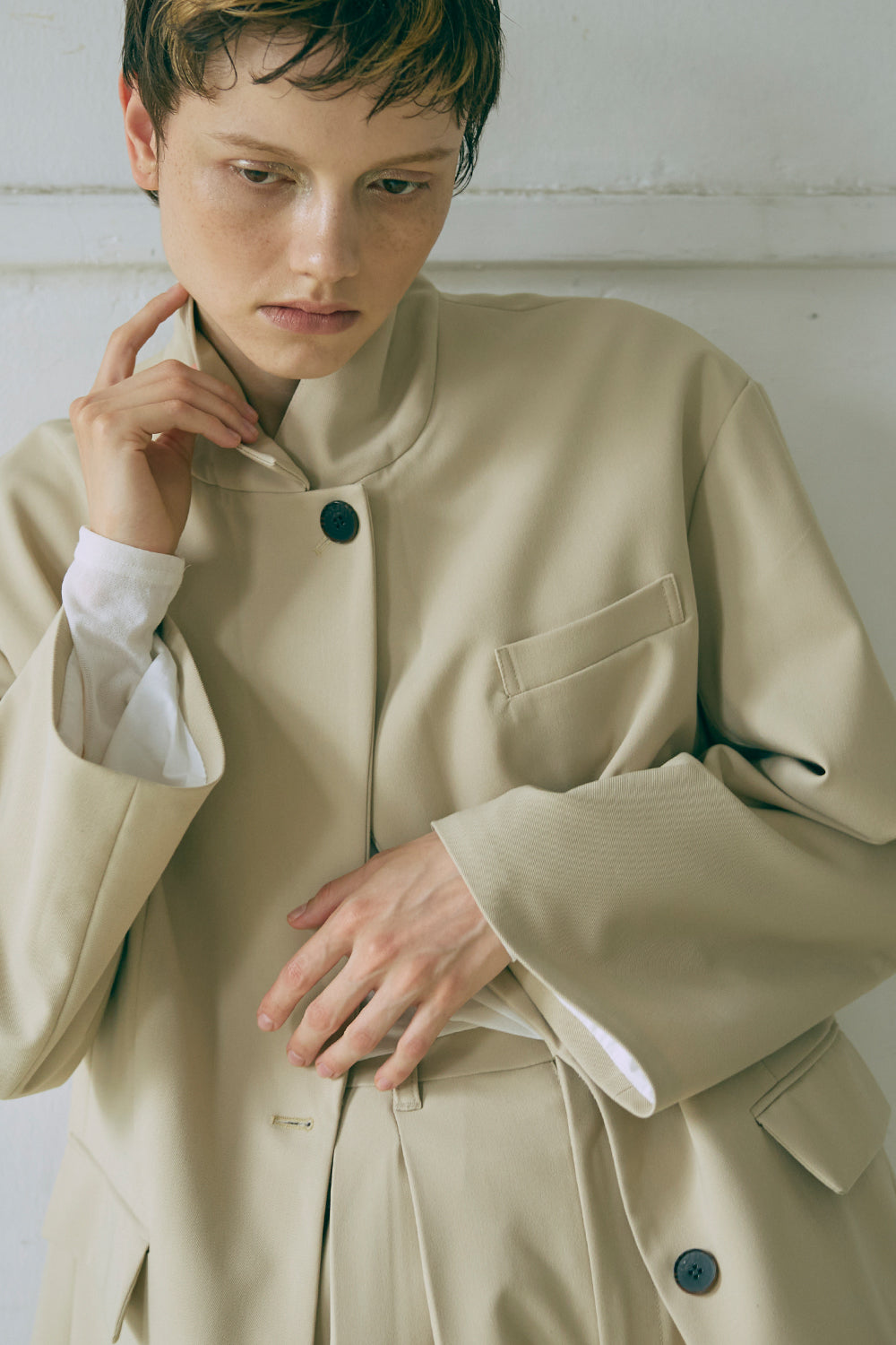 Set Up】Wide-Leg Jacket – EN NEUME