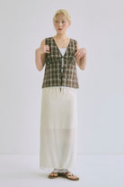 【EN NEUME×靴下屋】Sheer Bright Stirrup High Socks