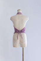 Back Ribbon Knit Cami パープル