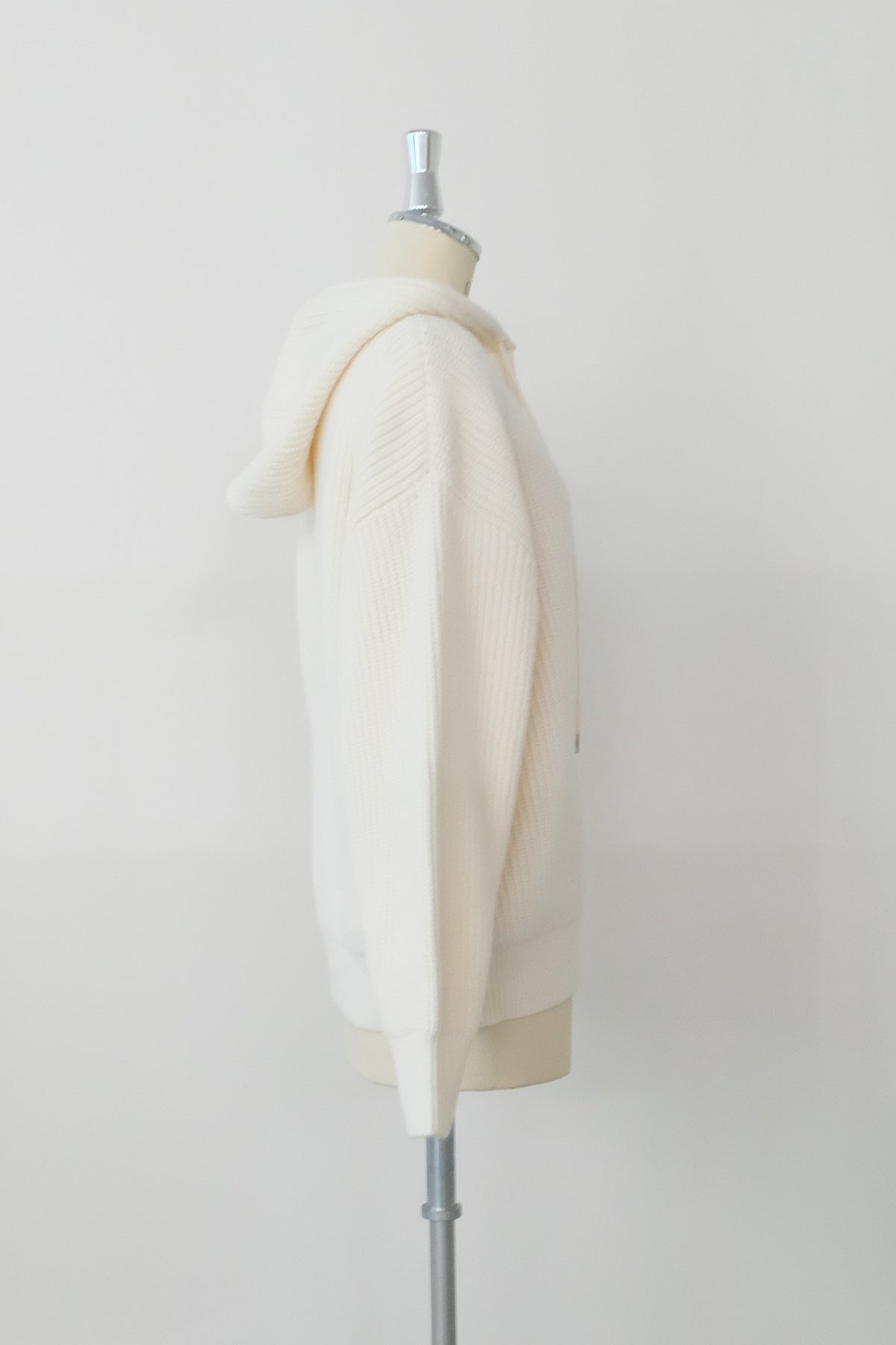 Alpaca Touch Hooded Top アイボリー