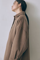 Wool Blend Over Shirt Jacket