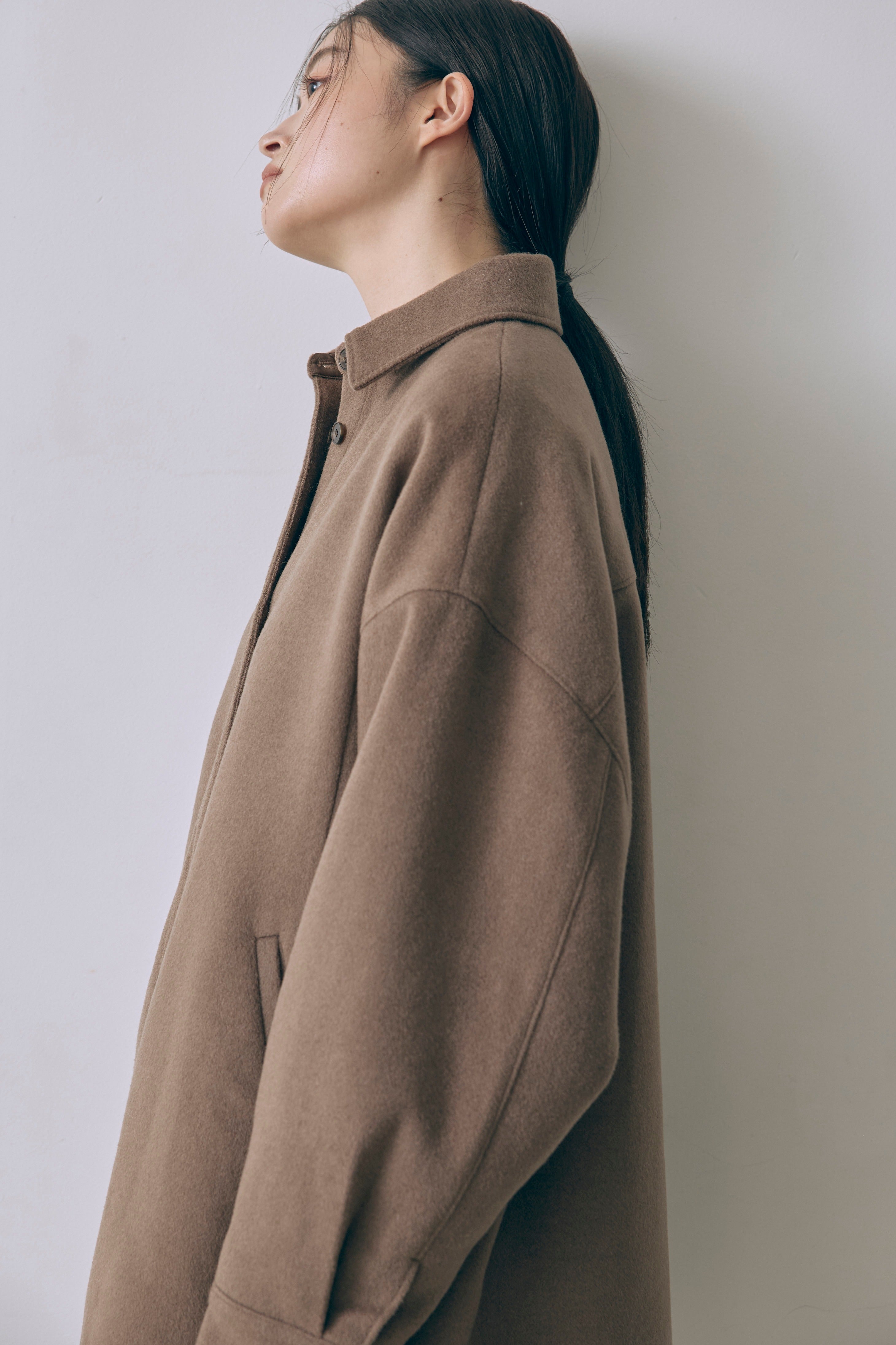 Wool Blend Over Shirt Jacket