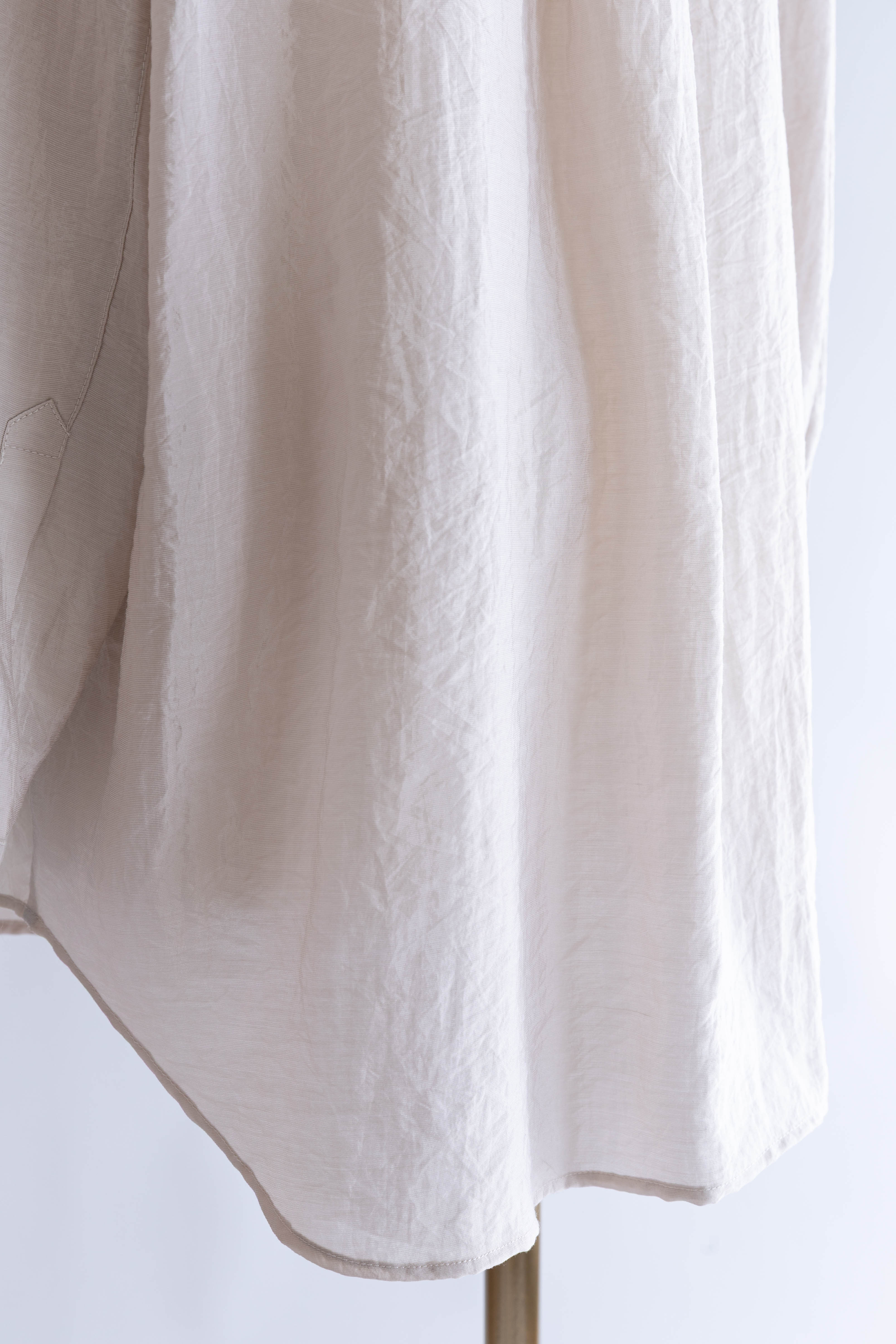 Silk-Like Oversized Shirt