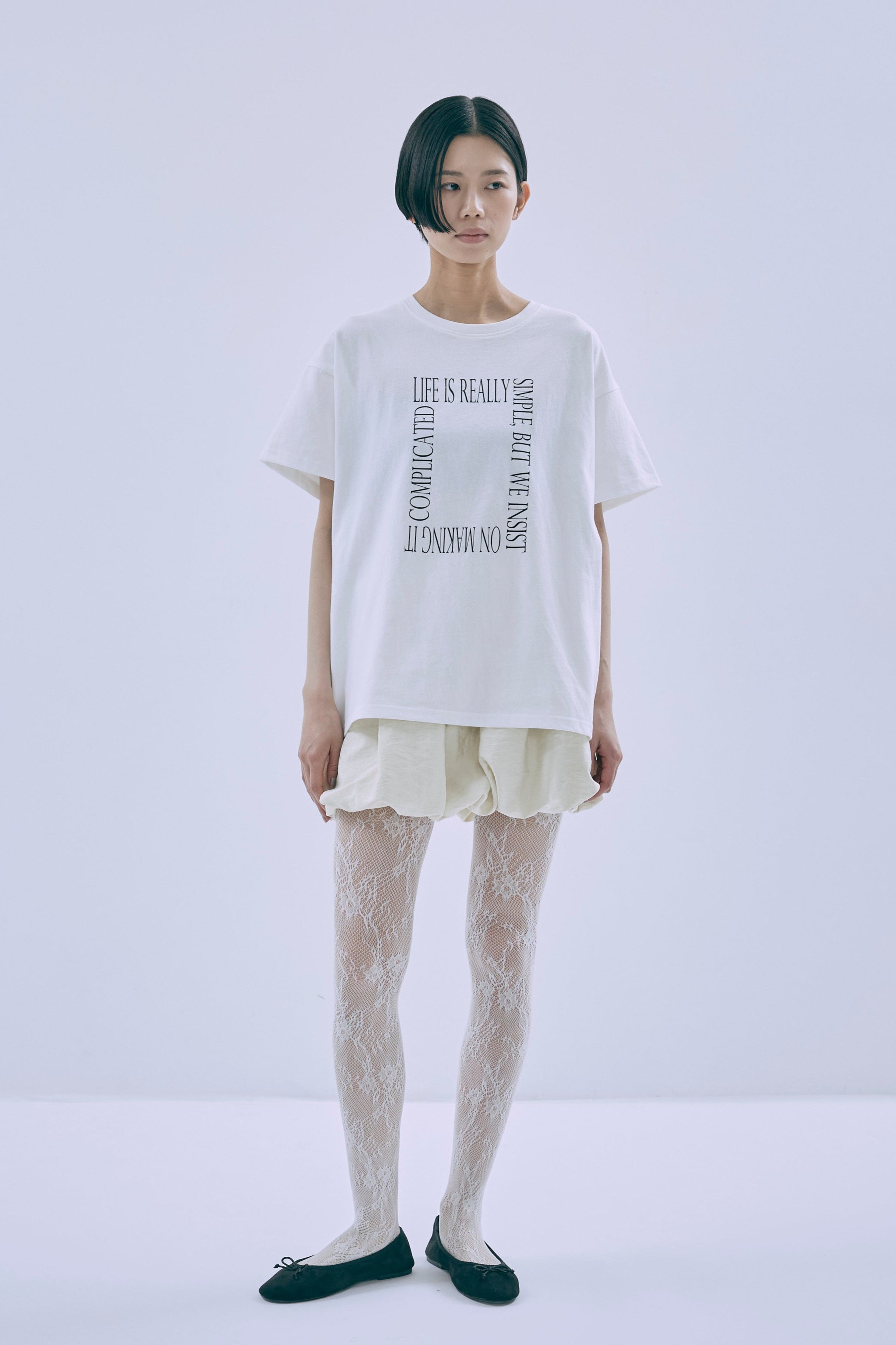 着用カラー:ホワイト　モデル身長:170cm