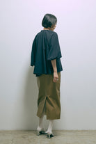 Flared Balloon Sleeve Blouse