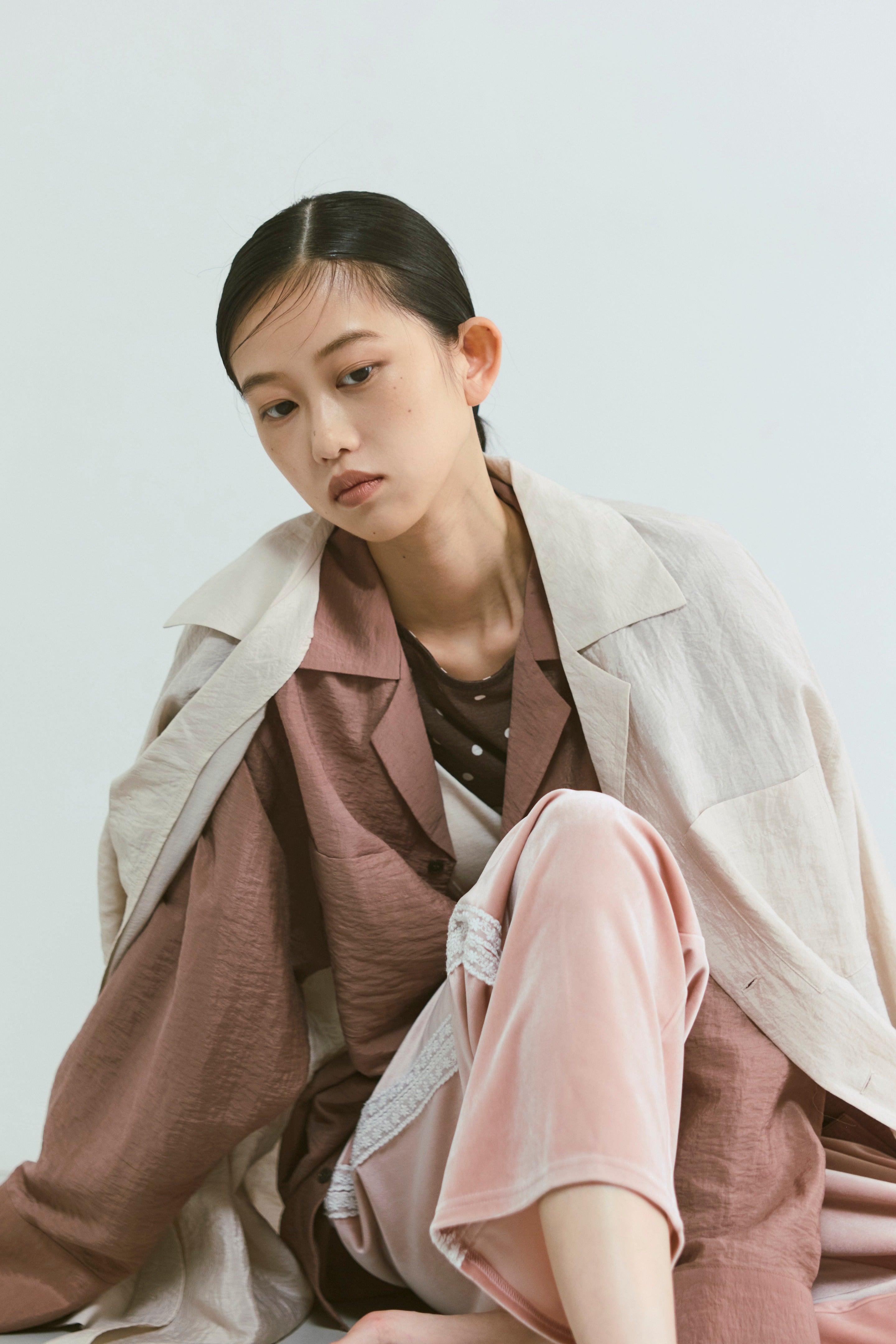 Silk-Like Oversized Shirt
