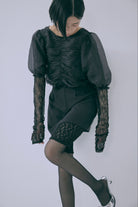 着用カラー:ブラック　モデル身長:170cm