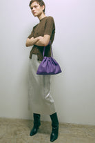 Lether Gather Bag