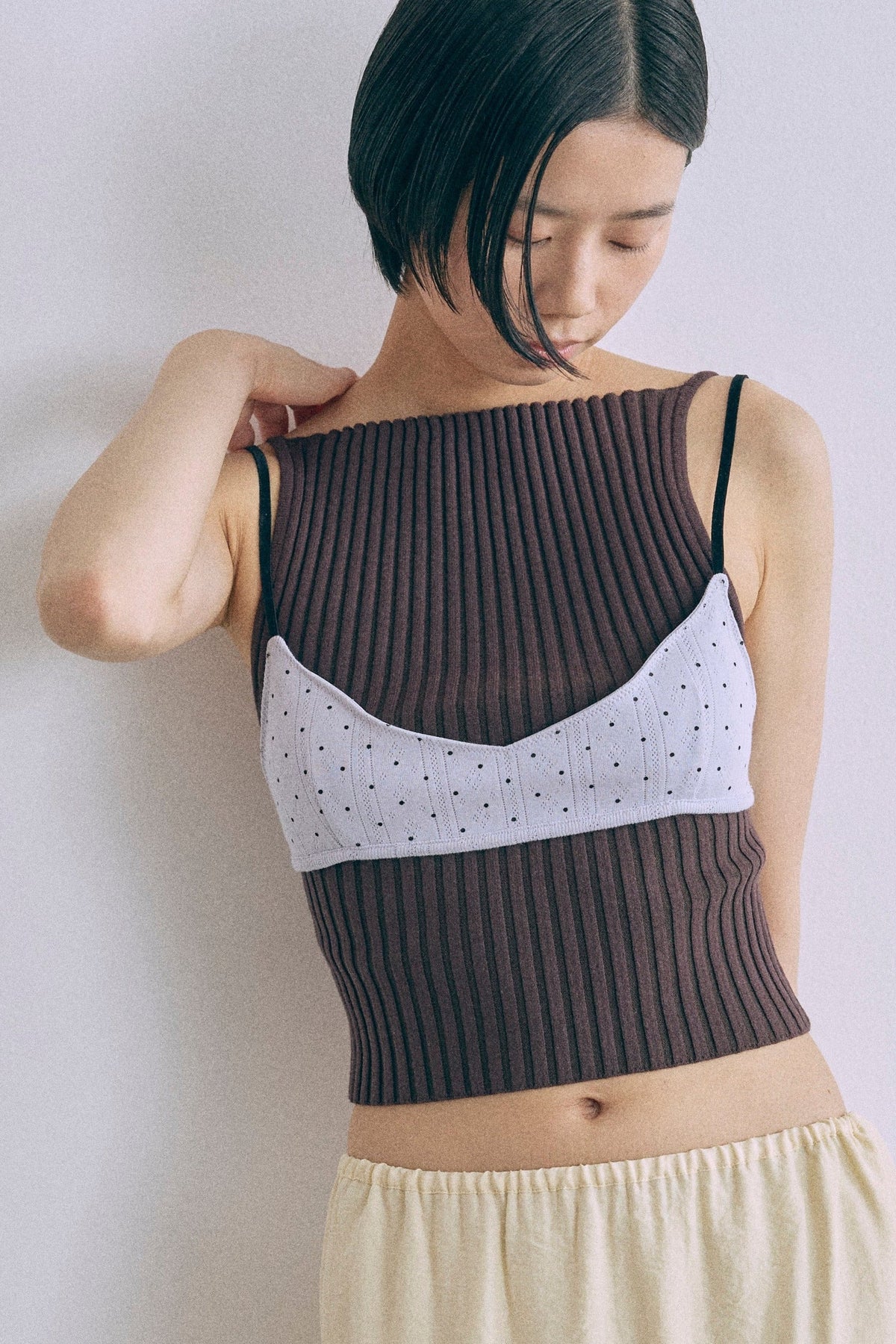 Petit Dot Bra Top ブルー size:F model:170cm chii