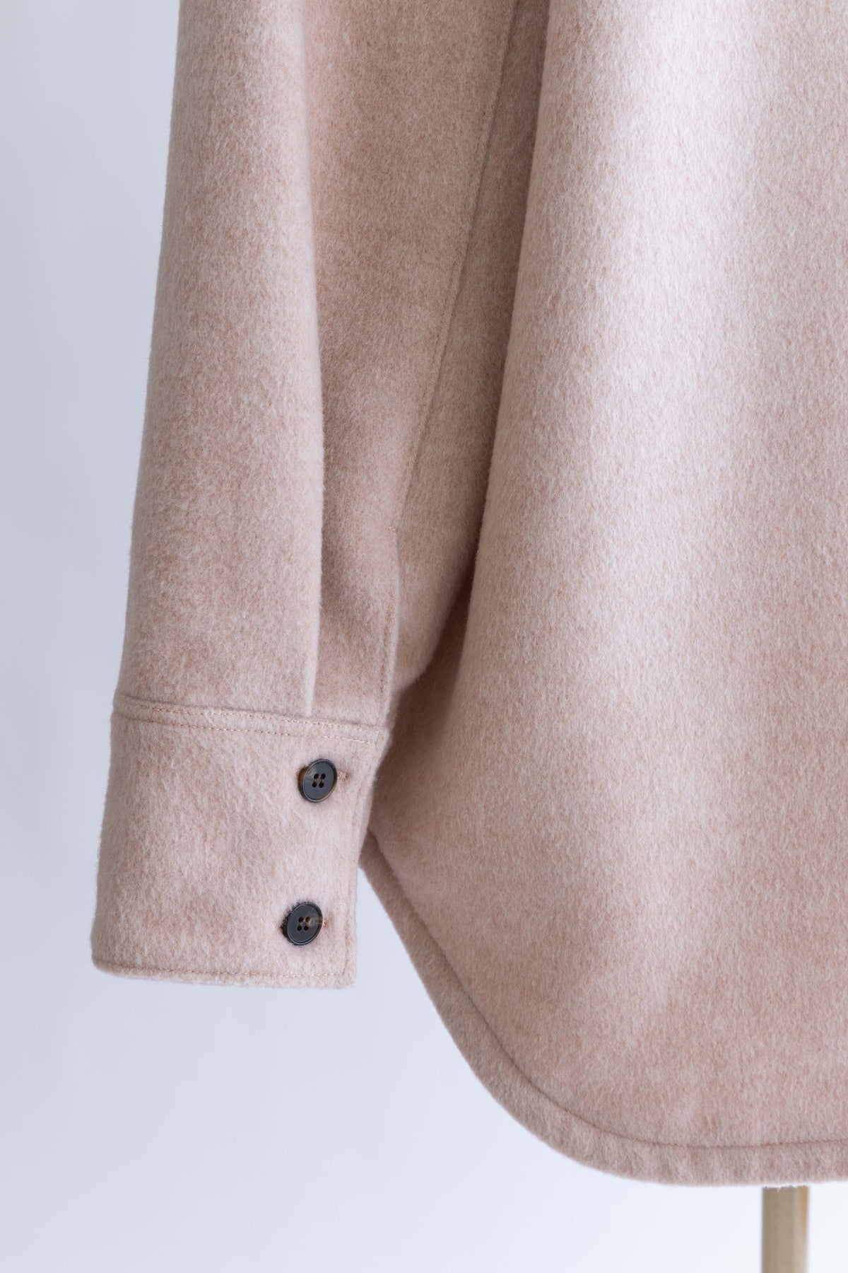 Wool Blend Over Shirt Jacket