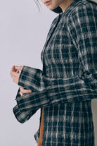 Smocked Check Blouse