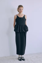 【Dress】Avant-Bloom Dress ブラック size:1 model:176cm DARIA