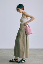 Tulle Piping Tank Top