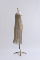 2Way Sheer Crinkled Skirt Dress