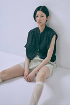着用カラー:ブラック　モデル身長:170cm
