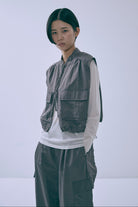 着用カラー:グレー　モデル身長:170cm