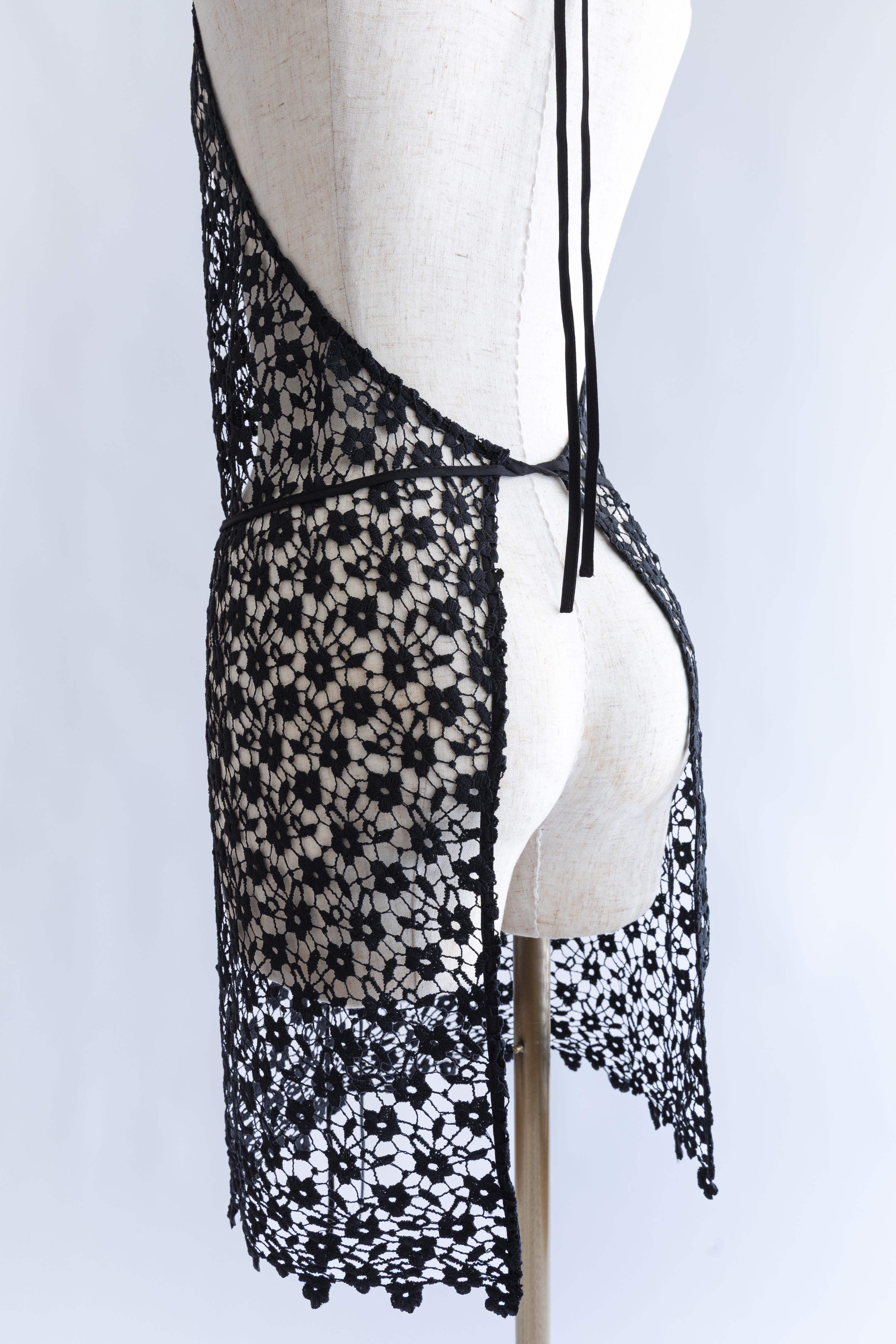 Flower Lace Apron Dress