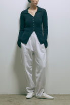 【Set Up】Slit Sweat Pants