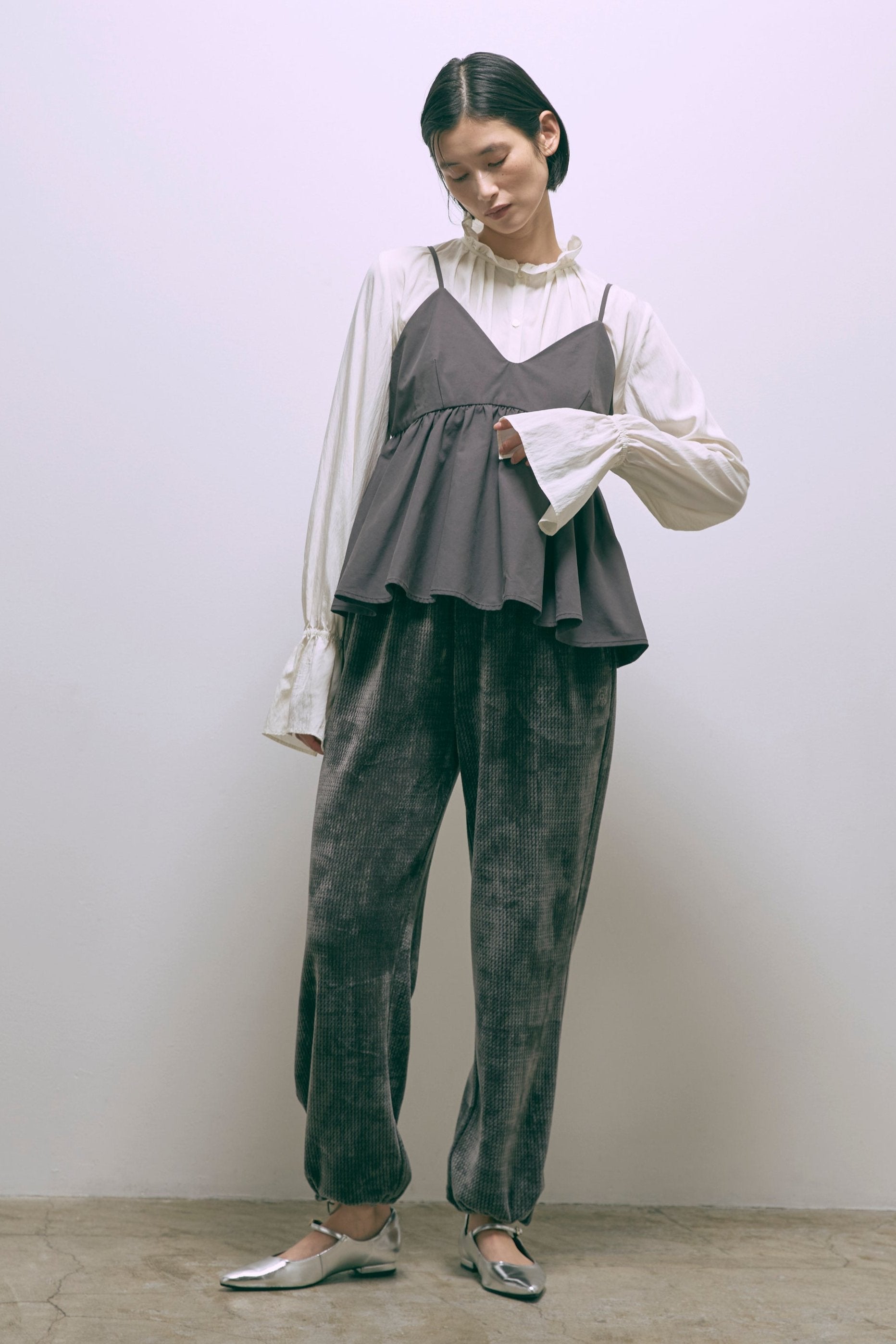 Textured Easy Pants
