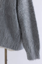Brashed Shaggy Cardigan