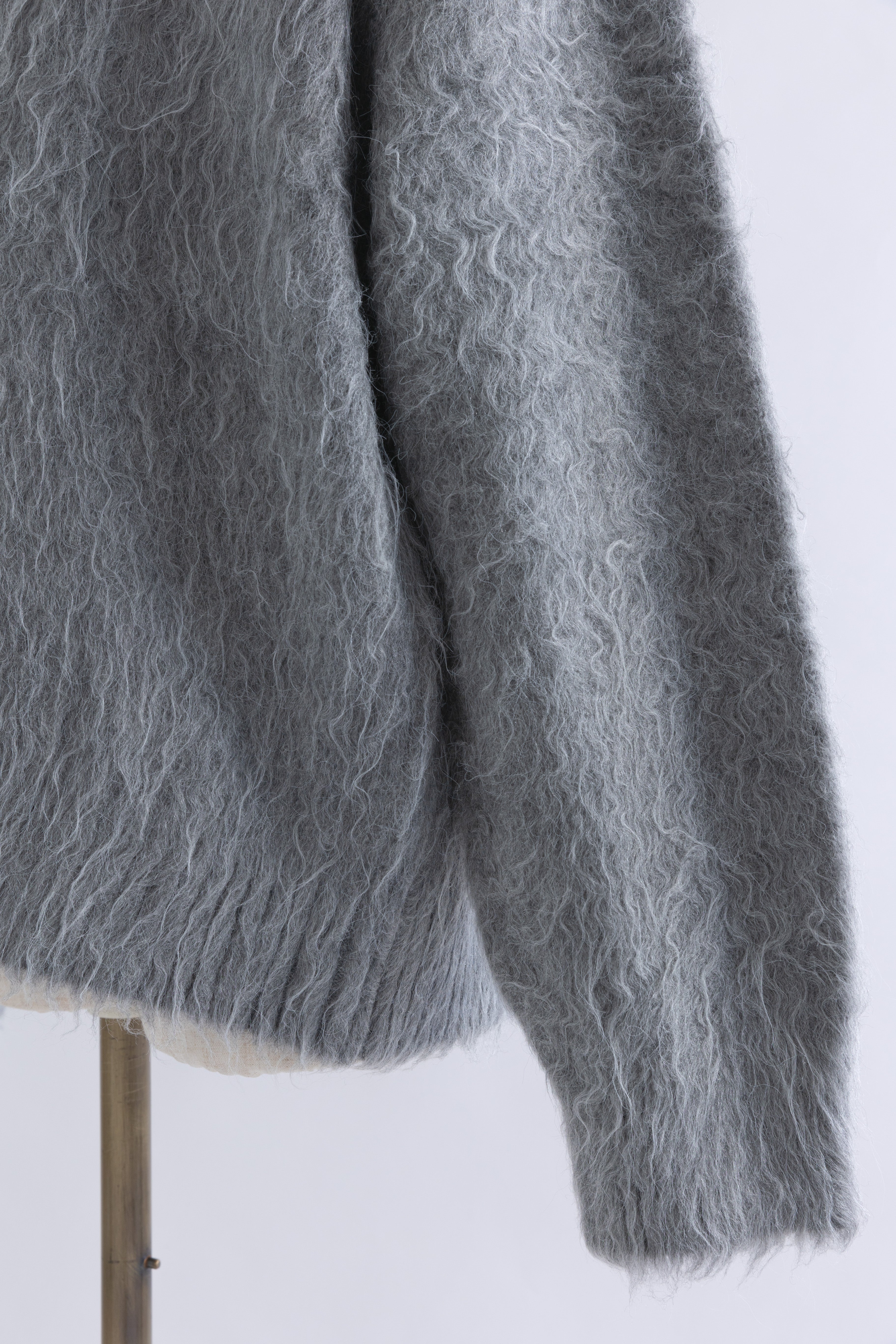 Brashed Shaggy Cardigan