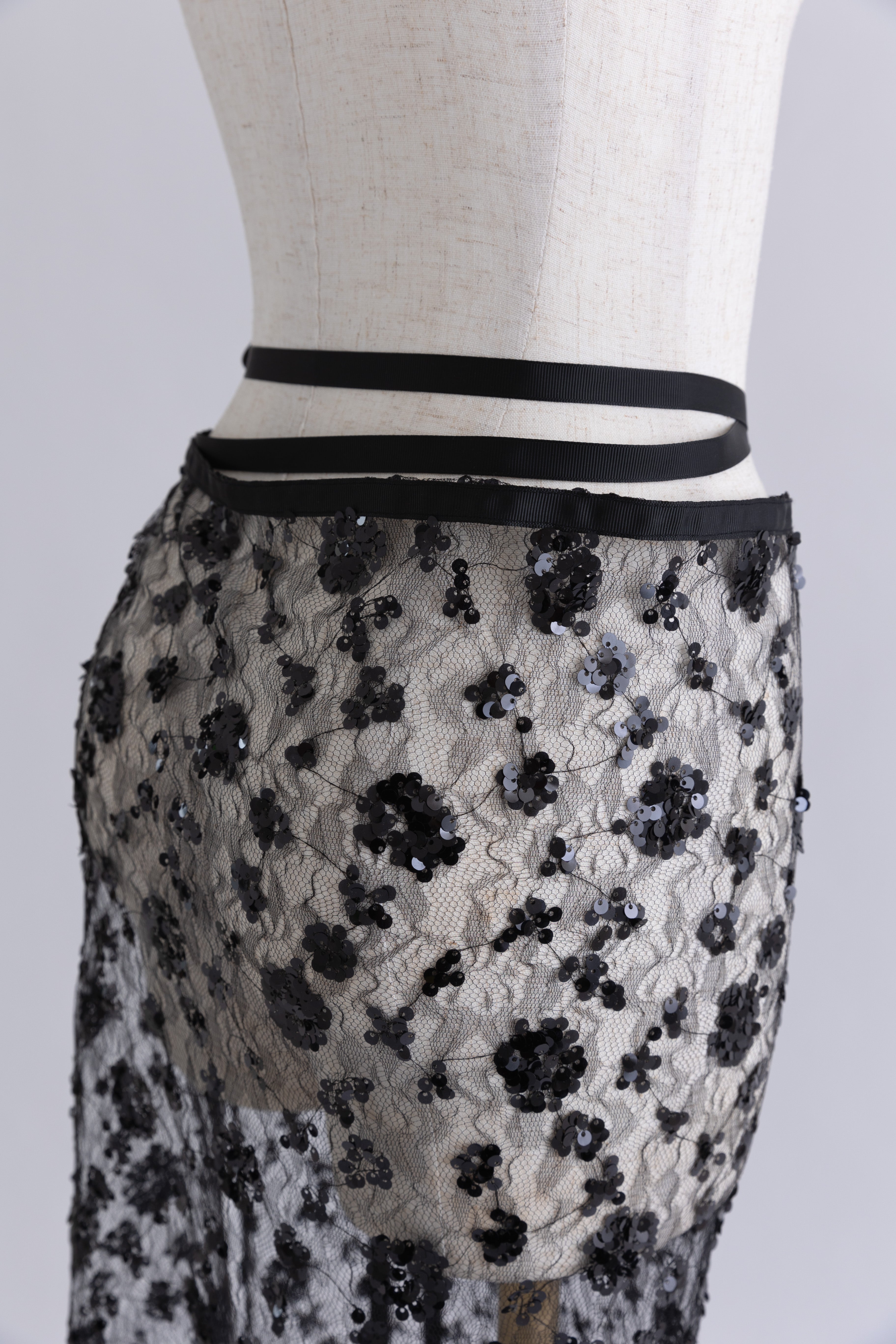 Sequin Layered Skirt