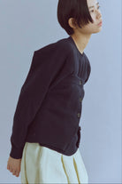 Crewneck Knit ＆ Rib Knit Bustier Set