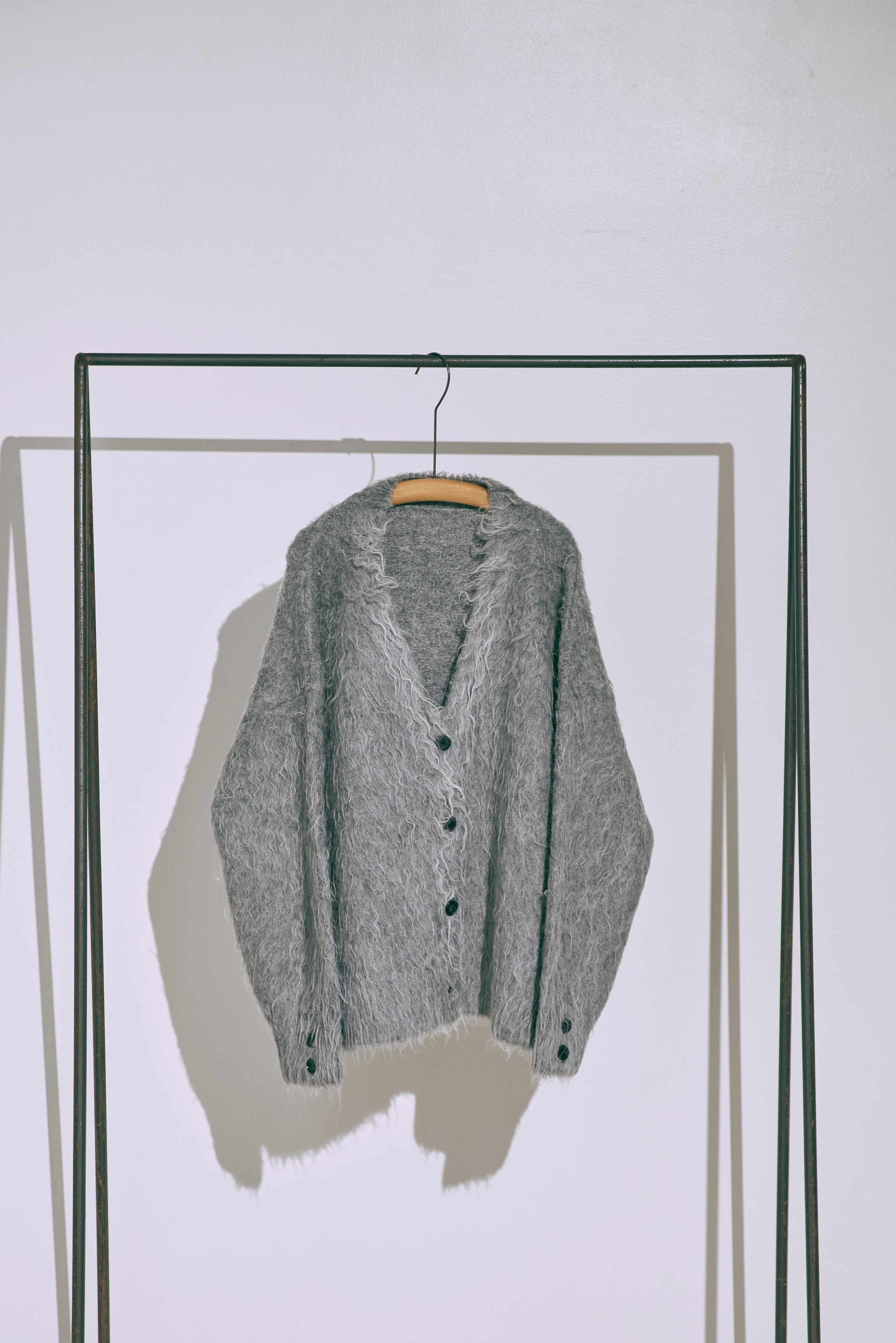 Brashed Shaggy Cardigan