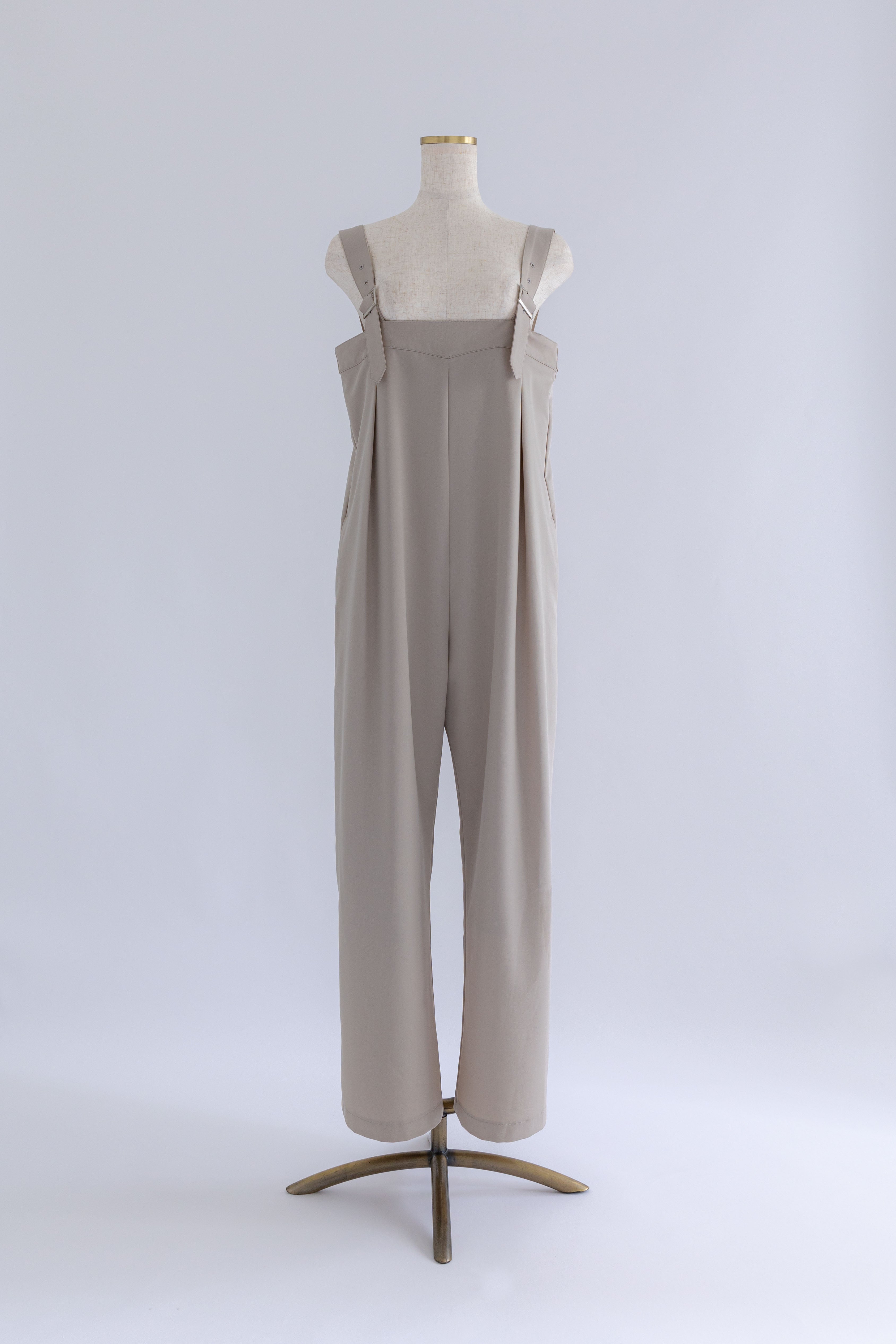 Belted Combinaison グレージュ