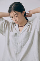 Sheer Stripe Big Shirt
