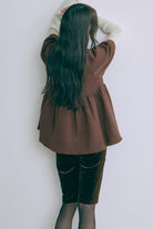 Boat Neck Ribbed Sheer Knit ミント