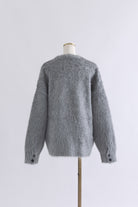 Brashed Shaggy Cardigan