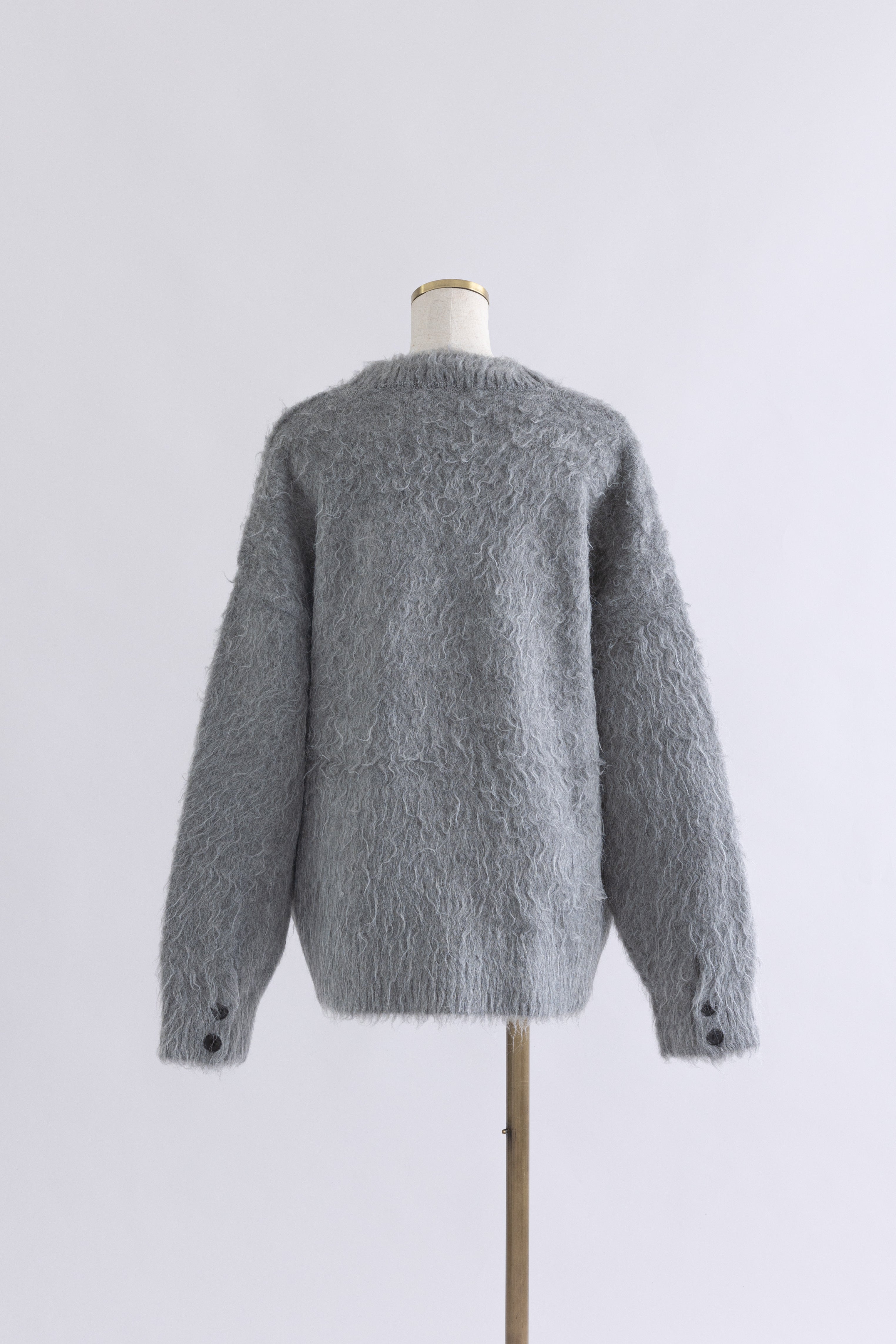 Brashed Shaggy Cardigan