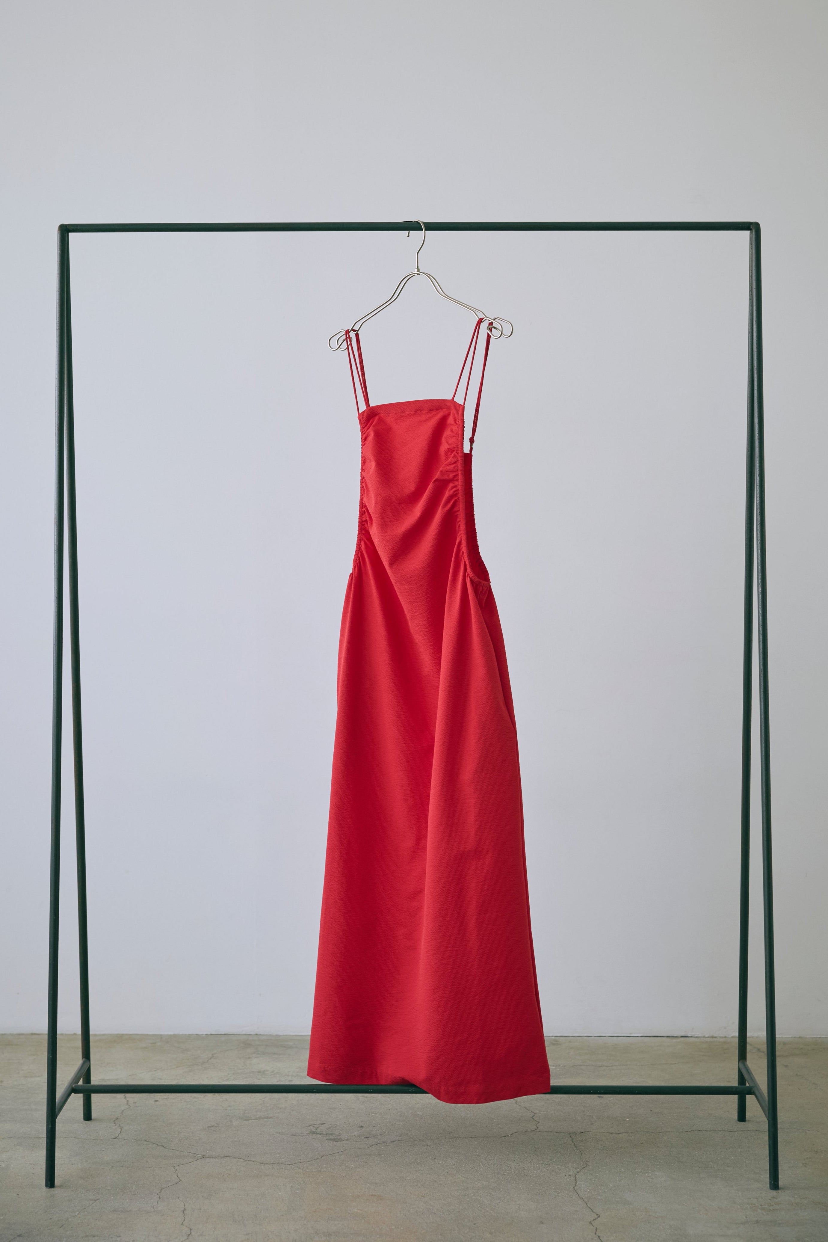 Water-Repellent Light Seersucker Cami Dress – EN NEUME