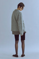 Brashed Shaggy Cardigan