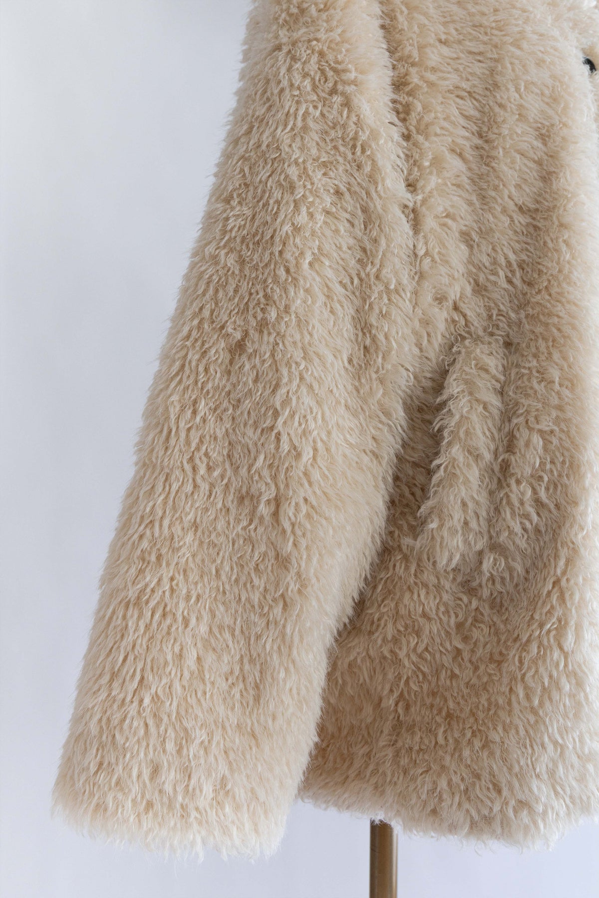 Fur Middle Coat アイボリー