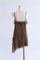 Polka Dot Satin Lace Cami Dress