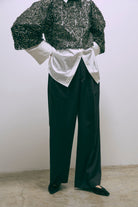 【Set Up】Semi-Wide Trousers ブラック size:1 model:170cm ANDO