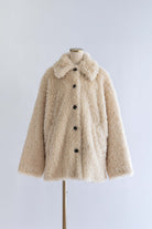Fur Middle Coat アイボリー