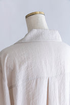 Silk-Like Oversized Shirt