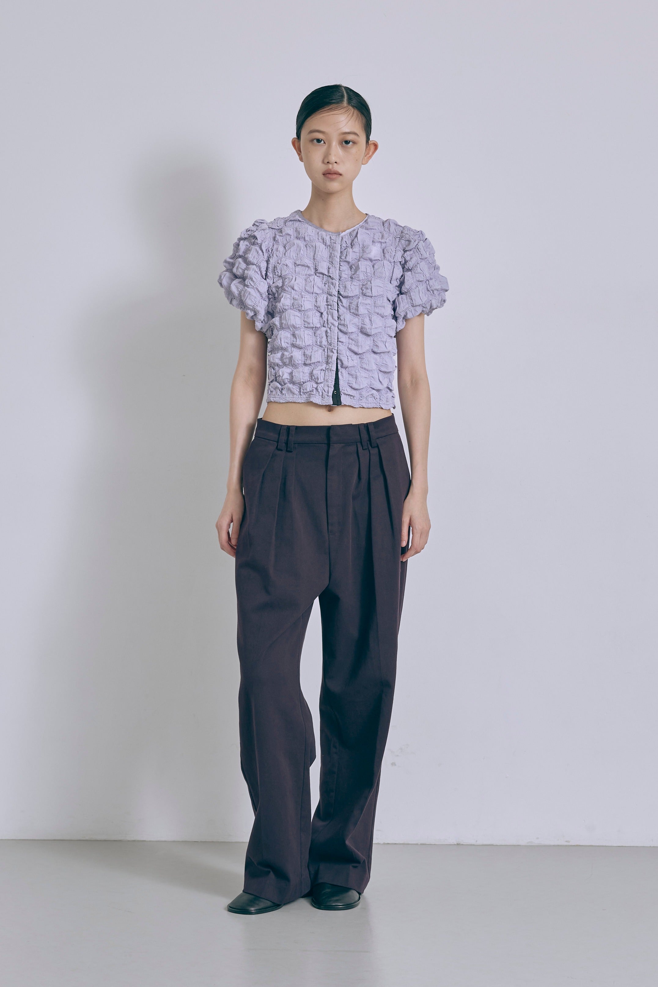 Wide Tuck Pants