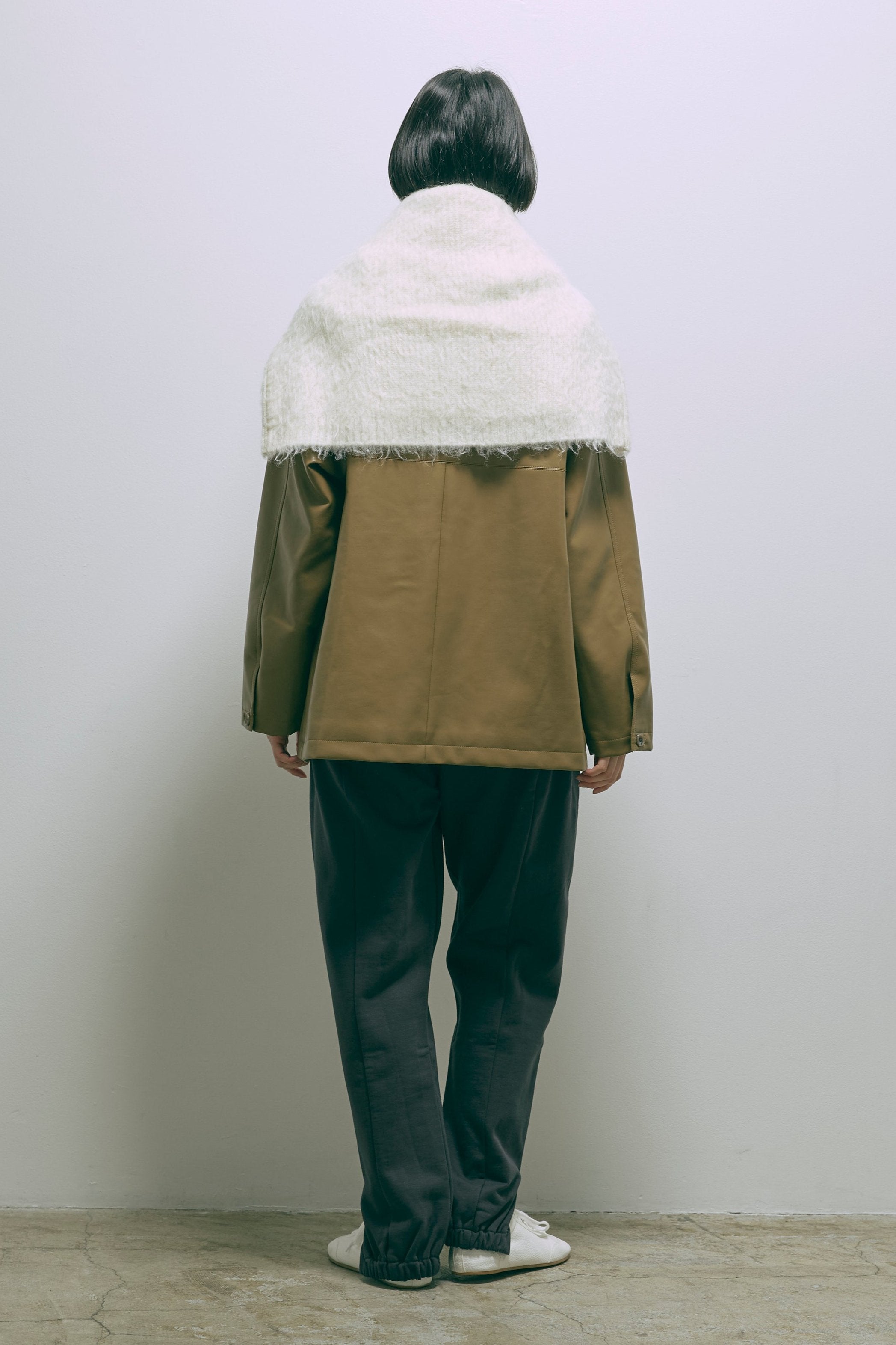 Faux Leather Over Jacket