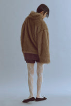 Alpaca-Touch Knit Mini Skirt
