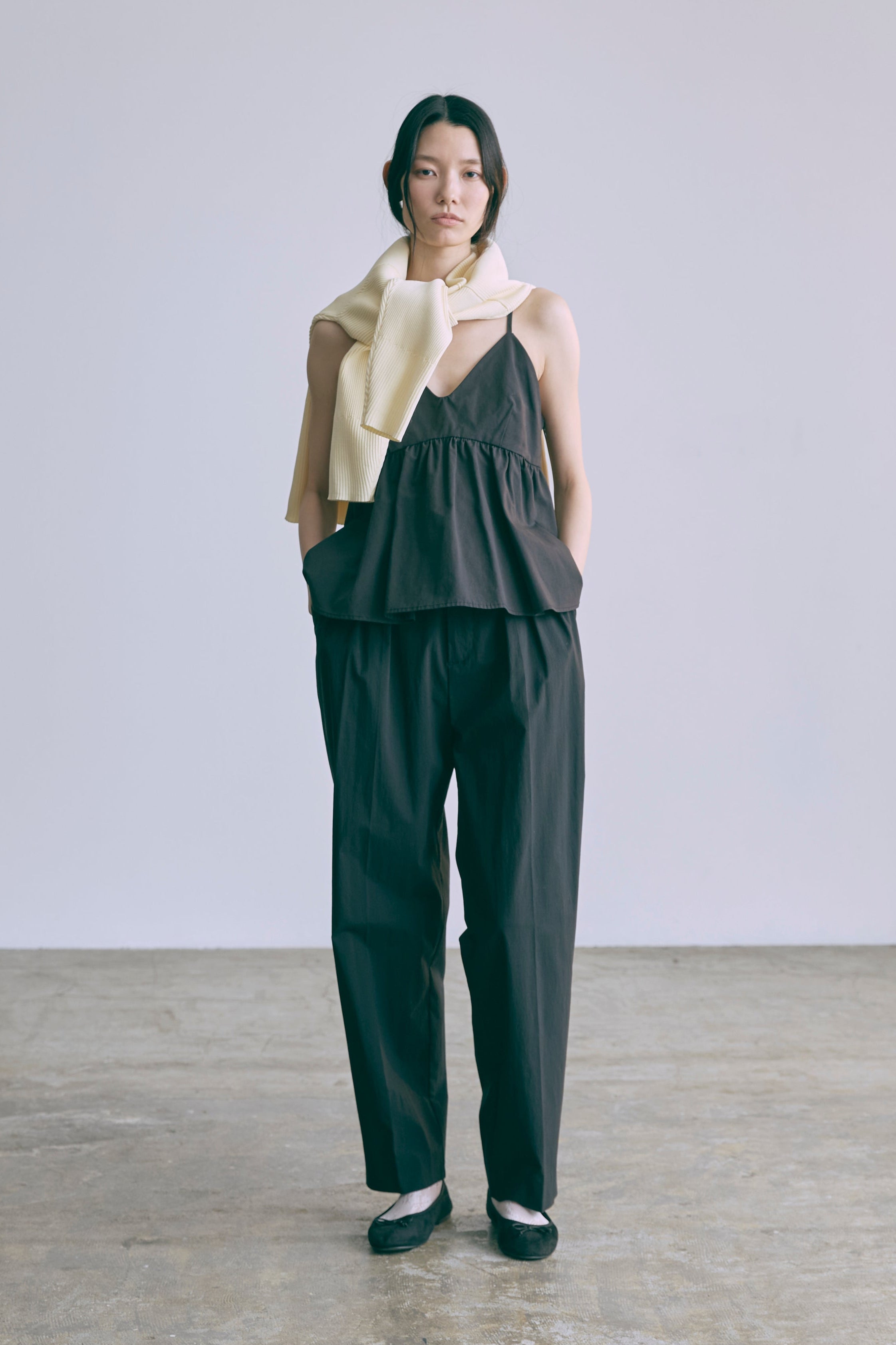 Gathered Layered Camisole