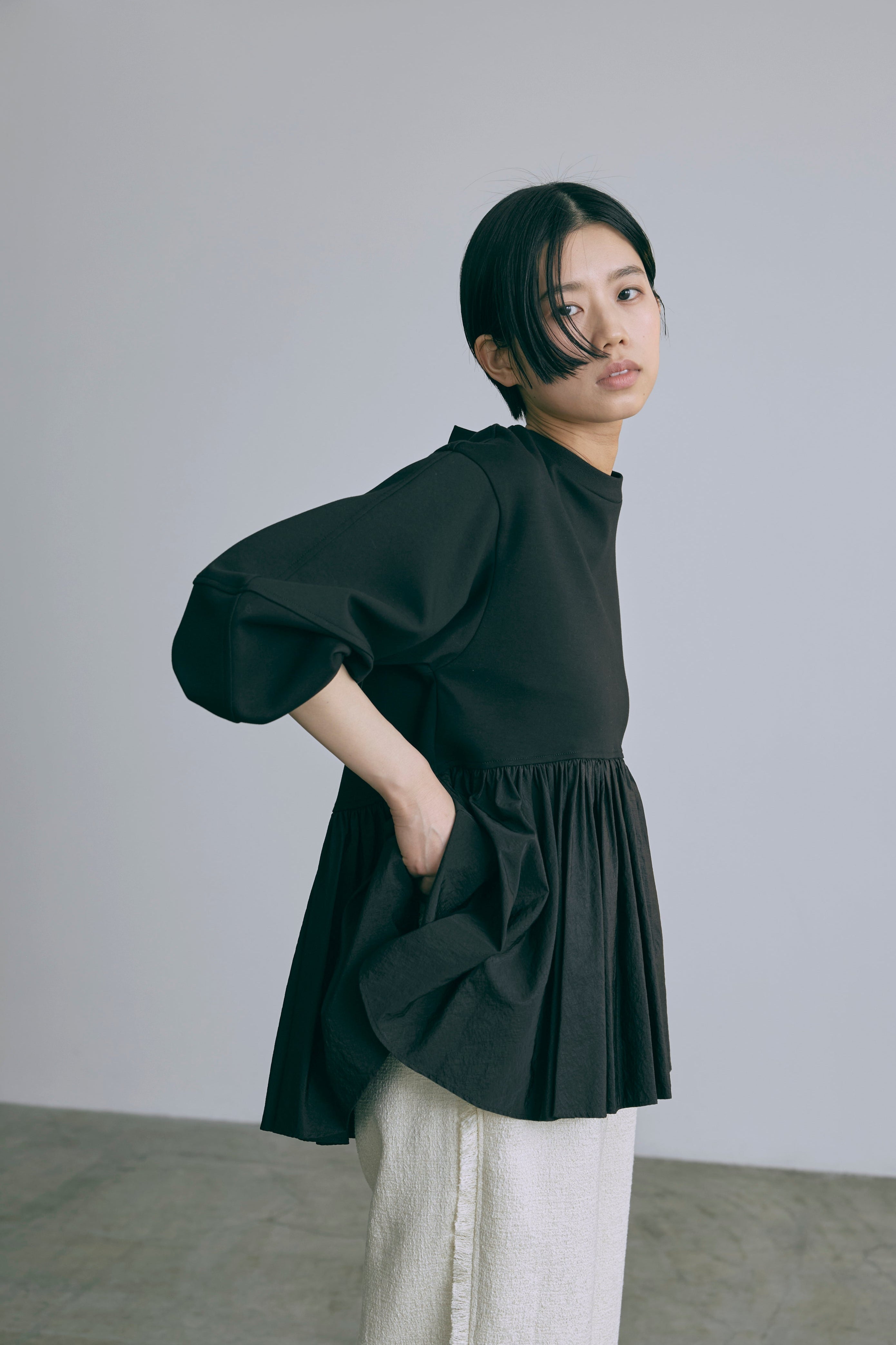 Bonding Peplum Top