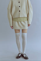 【Set Up】Boucle Cocoon Skirt アイボリー size:F model:170cm chii